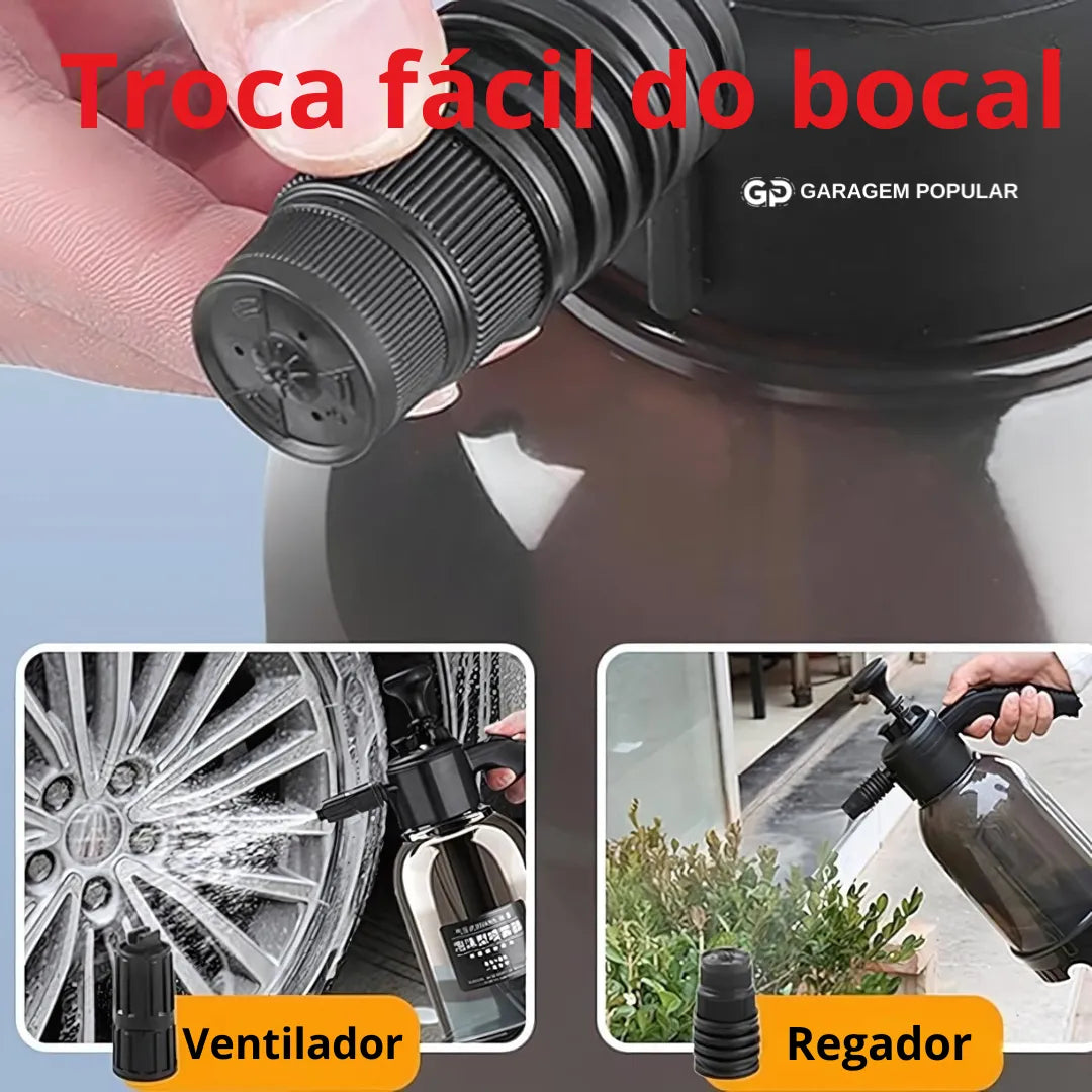 Pulverizador de Espuma para Lavagem Automotiva - Garagem Popular